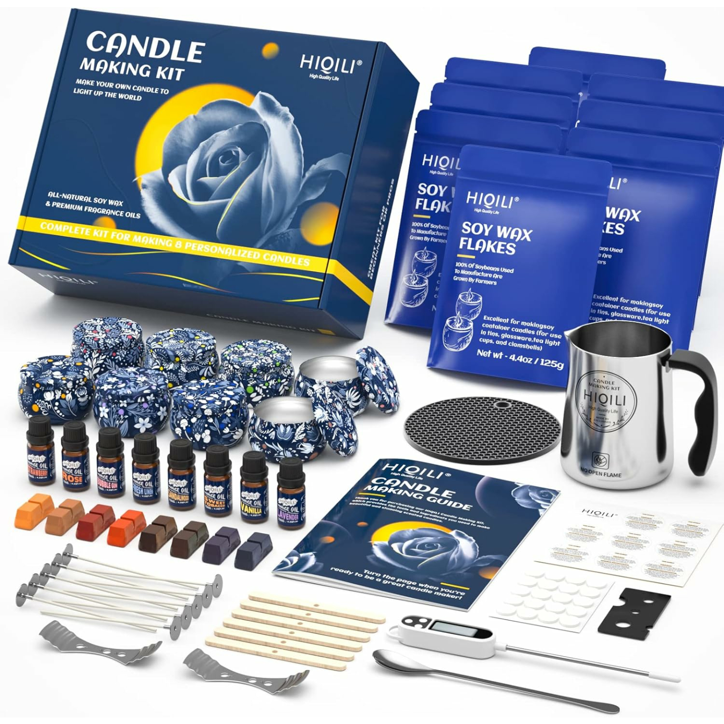 HIQILI Candle Making Kit for Christmas Gifts