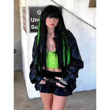 Aelfric Eden Retro Faux Leather Oversized Jacket