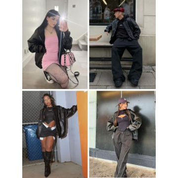 Aelfric Eden Retro Faux Leather Oversized Jacket