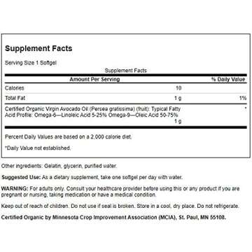 Swanson Avocado Oil - Natural Supplement Full of Essential Fatty Acids - Made with Organic Avocado O...