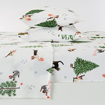 Cozy Velvet Plush King Micro Fleece Sheet Set for Winter