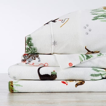 Cozy Velvet Plush King Micro Fleece Sheet Set for Winter