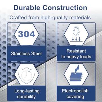 CKG Sand Scoop for Metal Detecting Heavy Duty Sand Sifter Scoop Stainless Steel 304, Metal Detector Scoop Shovel for Treasure Hunting Beach & Metal Detector Accessories, Pro