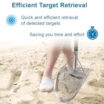 CKG Sand Scoop - Heavy Duty Metal Detectors Shovel