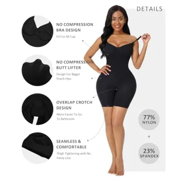 FeelinGirl Plus Size Faja Body Shaper with Control