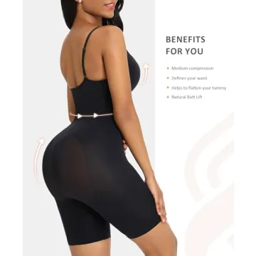 FeelinGirl Plus Size Faja Body Shaper with Control
