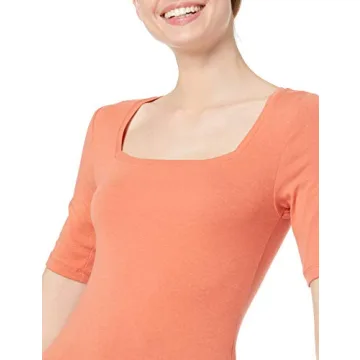 Amazon Essentials Slim-Fit Half Sleeve T-Shirt for Women