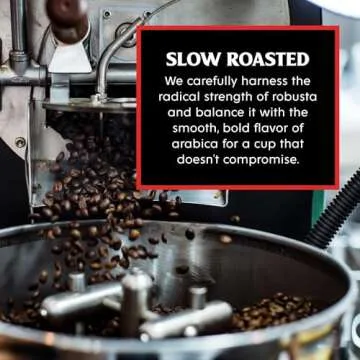 Death Wish Coffee Co., Organic and Fair Trade, Medium Roast, Whole Bean Coffee, 16 oz