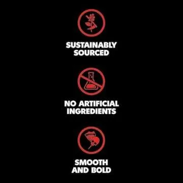 Death Wish Coffee Co., Organic and Fair Trade, Medium Roast, Whole Bean Coffee, 16 oz