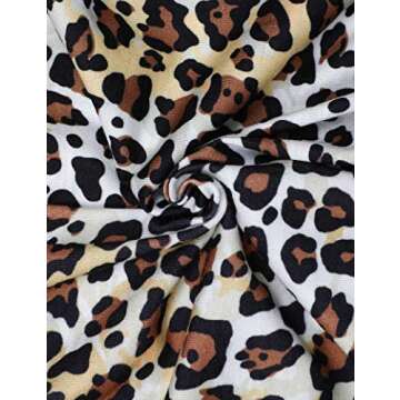 KANGKANG Newborn Baby Girls Clothes Ruffle Sleeve Romper + Leopard Pant + Leopard Headband 3PCS Outfit Set 3-6 Months…