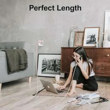 Dayaoncy Fast Charging USB-C Wall Charger with 10FT Cable