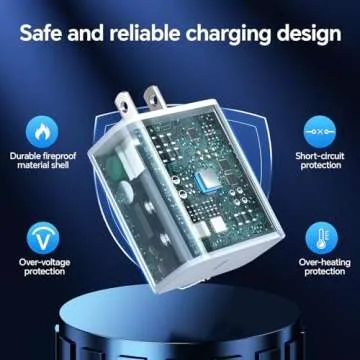 Dayaoncy Fast Charging USB-C Wall Charger with 10FT Cable