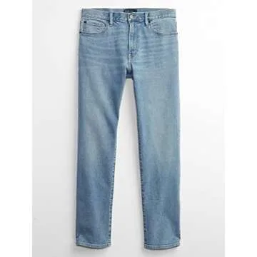 GAP Men's Light Wash Straight Fit Jeans 32W x 32L