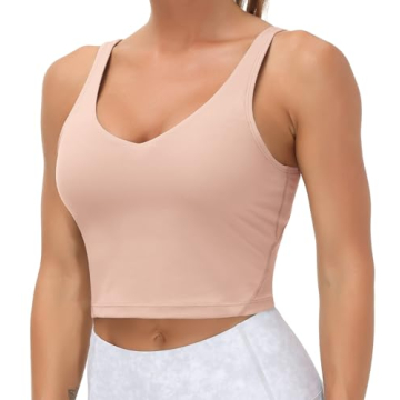 Versatile Crop Tank Sports Bra: Stylish Comfort for Every Workout