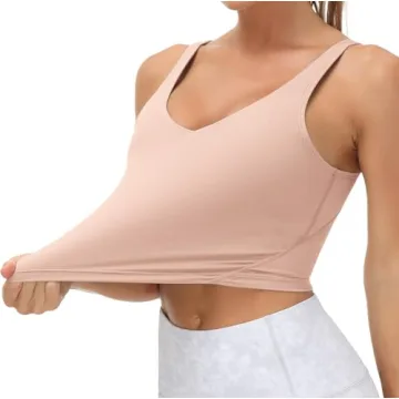 Women's Longline Sports Bra for Fitness and Casual Style