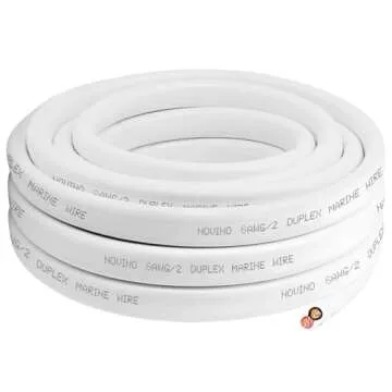 6 Gauge Marine Wire 20ft - Durable Electrical Cable for Boats