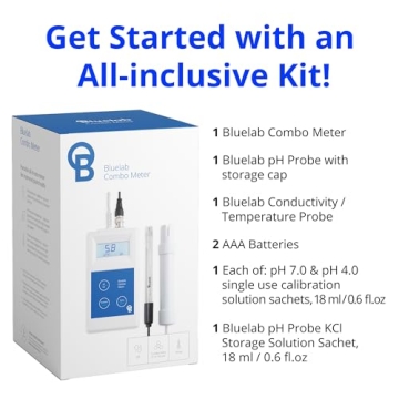 Bluelab Combo Meter - pH, Temp & EC Tester for Plants
