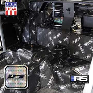 Design Engineering 050210 Boom Mat Sound Damping Material, 2mm, 12.5" x 24" (Pack of 10)