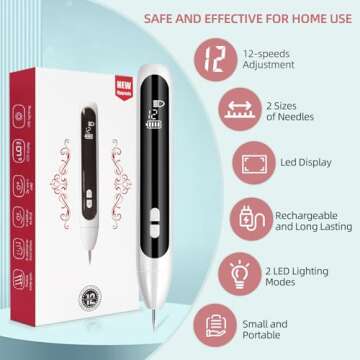 AL-40 Skin Removal Kit, Design to Smooth Your Skin, Safe and Effective for Home Use, Easy to Use Skin Tag Remover Kit