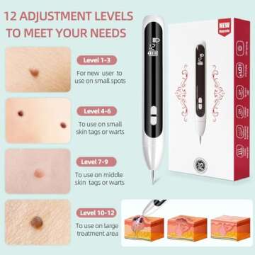 AL-40 Skin Removal Kit, Design to Smooth Your Skin, Safe and Effective for Home Use, Easy to Use Skin Tag Remover Kit