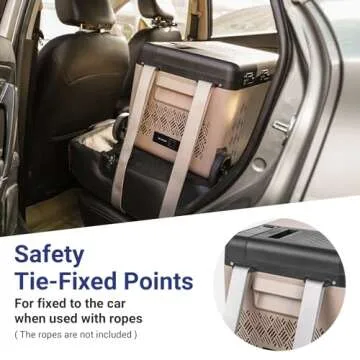 BODEGACOOLER 12 Volt Car Refrigerator, APP Control Car Fridge, 20 Quart Portable Freezer -4℉~68℉, Battery Powered 20V Dewalt & 12V/24 DC & 110-240 AC for Outdoor Camping Travel RV Home (No Battery)