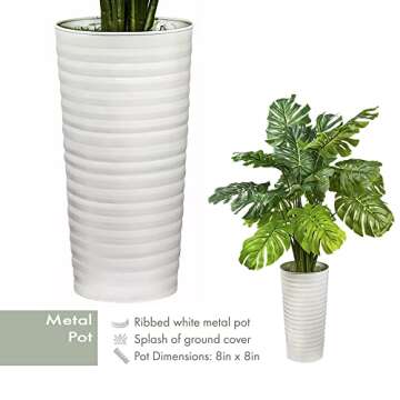 LCG Florals 4 Ft Artificial Monstera Plant for Decor