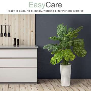 LCG Florals 4 Ft Artificial Monstera Plant for Decor