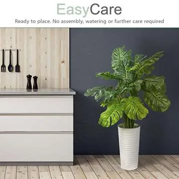 LCG Florals 4 Ft Artificial Monstera Plant for Decor