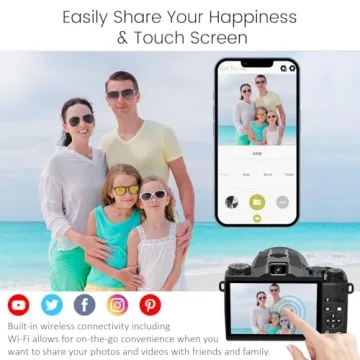 Saneen Digital Camera, 8k Cameras for Photography