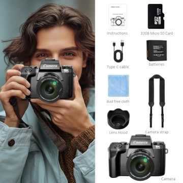 Saneen Digital Camera, 8k Cameras for Photography