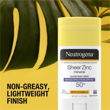 Neutrogena Sheer Zinc Sunscreen Stick for All Skin Types