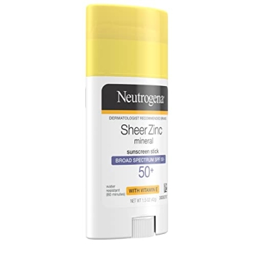 Neutrogena Sheer Zinc Sunscreen Stick for All Skin Types