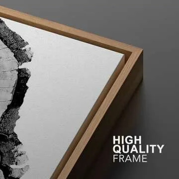 SIGNWIN Framed Wall Art Print Set Black & White Close Up Tree Ring Details Nature Wilderness Photography Modern Art Rustic Relax/Calm Multicolor for Living Room, Bedroom, Office - 24"x36"x2 Natural