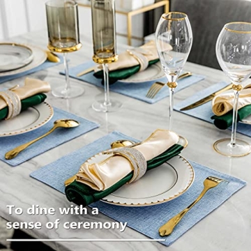 Home Brilliant Eco-Friendly Placemats Set of 6