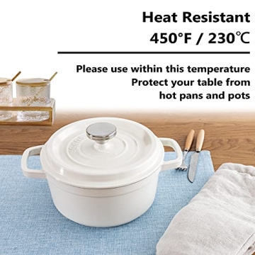 Home Brilliant Eco-Friendly Placemats Set of 6