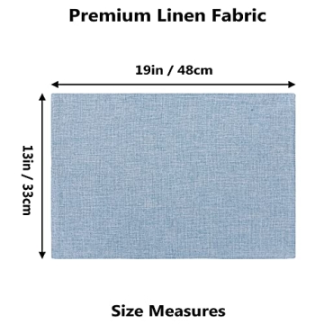 Home Brilliant Eco-Friendly Placemats Set of 6