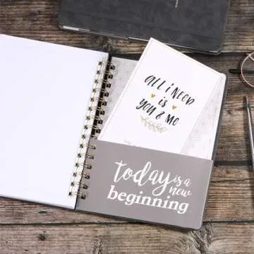 Planner 2025 - Weekly & Monthly 2025 Planner with 12 Monthly Tabs, Jan 2024 - Dec 2025, 6.3" x 8.4", Flexible Hardcover, Thick Paper, Inner Pocket - Gray