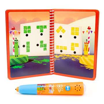Educational Insights Hot Dots Numberblocks Workbook Numbers 1-10 with Interactive Pen, 75+ Activities, Gift for Kids Ages 4+