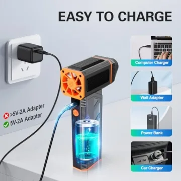 Beloving Electric Compressed Air Duster 130000RPM Powerful Tool