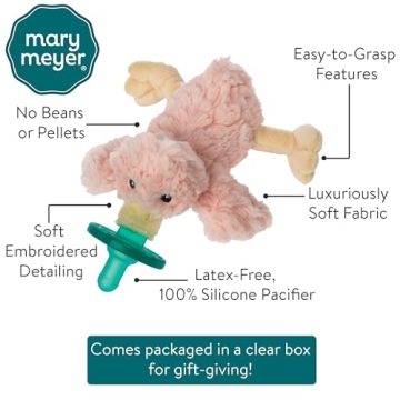 Mary Meyer WubbaNub Blush Putty Duck Infant Pacifier