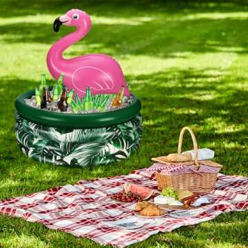 Flamingo Inflatable Cooler for Summer Parties