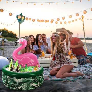 Flamingo Inflatable Cooler for Summer Parties