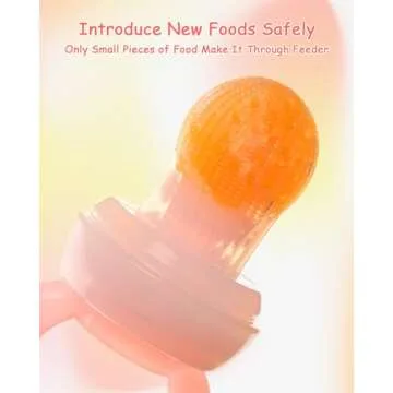 HEOMOONE Silicone Baby Food Feeders Set - Teething Relief