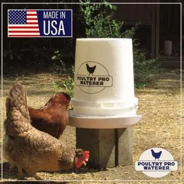 The Original Poultry Pro Waterer - Hands Free Solution for Poultry Hydration