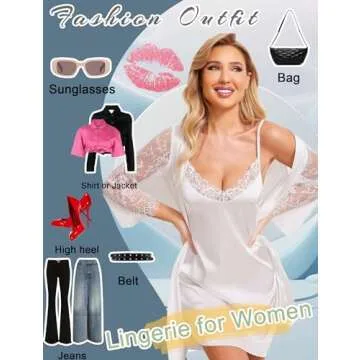 Avidlove Silky Satin Nightgown for Stylish Comfort