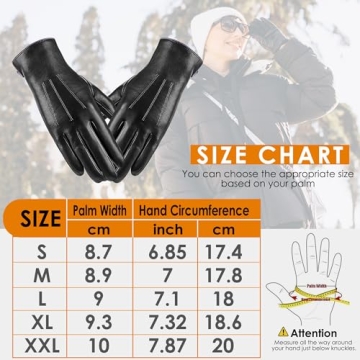 LOKIMSI Winter Leather Gloves: Touchscreen & Warm Comfort