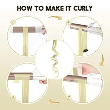 FESHFEN Colored Clip-in Hair Extensions for Women