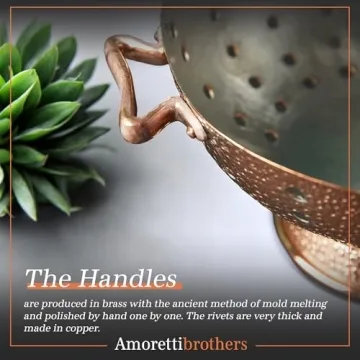 Master Culinary Arts with Amoretti Brothers Copper Colander
