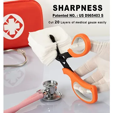 MEUUT Medical Kit with Scissors & LED Penlights