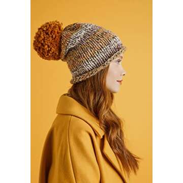 Lion Brand Yarn - Wool-Ease Thick & Quick - Prints & Stripes - 3 Pack with Pattern Cards in Color - 640-610 (Coney Island)